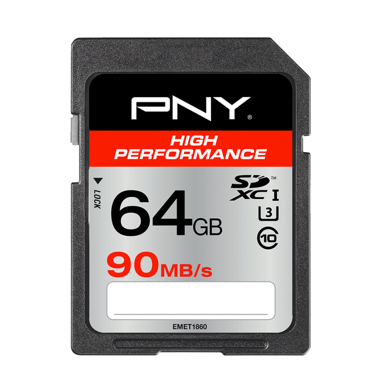 PNY High Performance memory card 64 GB SDXC UHS-I Class 10