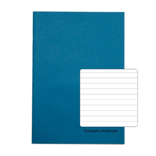 Image of Rhino A4 Perforated Counsels/Council Notebook 96 Page, Light Blue,...