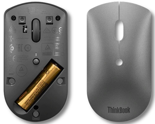 Image of Lenovo ThinkBook mouse Ambidextrous Bluetooth Optical 2400 DPI