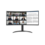 LG 34BR55QC-B computer monitor 34" 3440 x 1440 pixels Wide Quad HD LCD Black