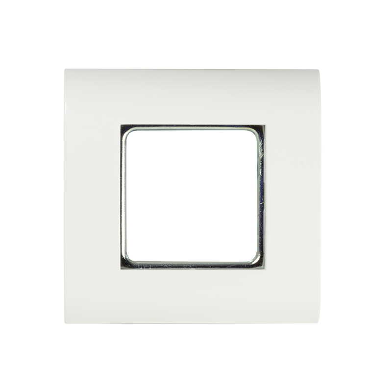 LogiLink French Flush Mount Faceplate 80*80mm with 45*45mm, white