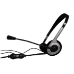 Ultron UHS-1 Headset Bedraad Hoofdband Oproepen/muziek Zwart, Grijs