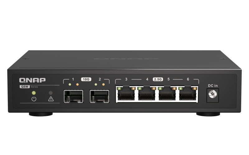 Image of QNAP QSW-2104-2S network switch Unmanaged 2.5G Ethernet Black