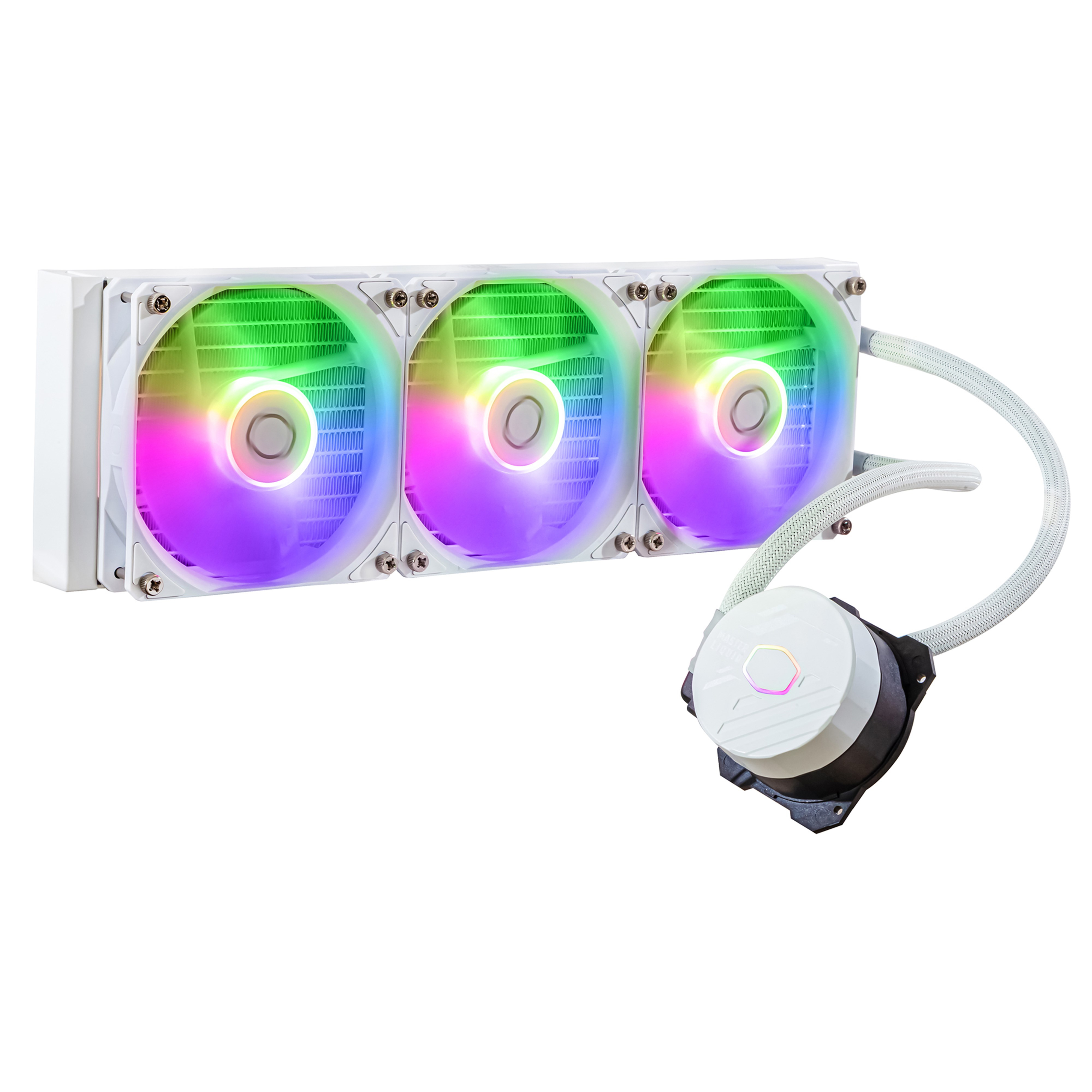 Image of Cooler Master MasterLiquid 360L Core ARGB White Processor Liquid...