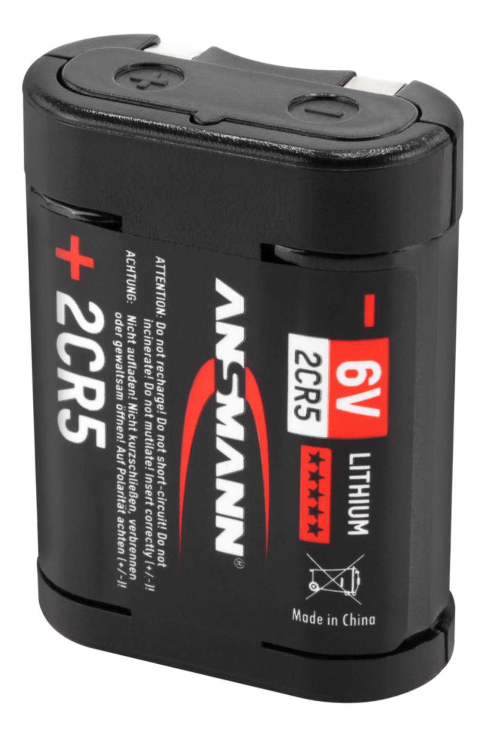 Ansmann Lithium 6 V, 2CR5 Lithium Speciality Size Battery x 45 mm