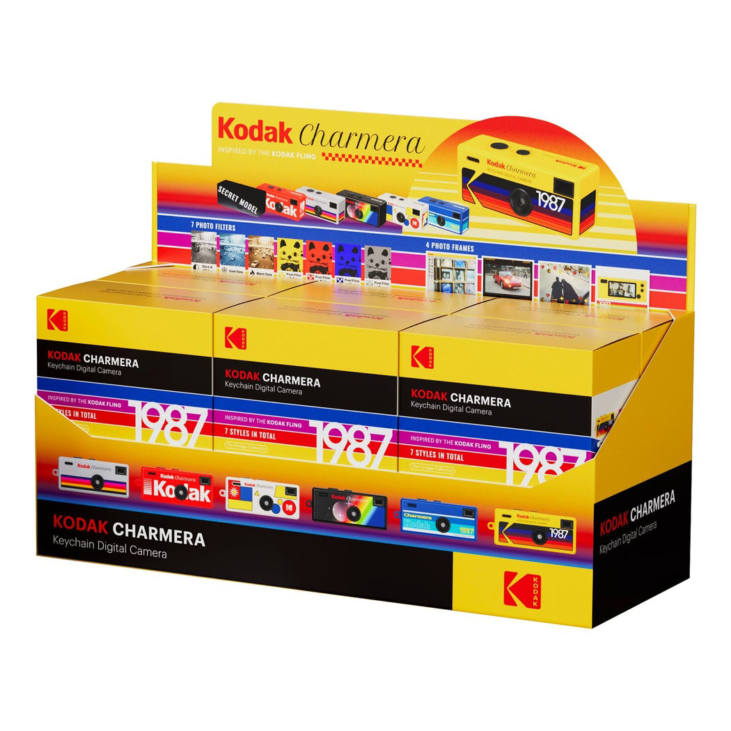 Kodak Charmera Keychain Surprise Design Digital Camera - Pack of 6