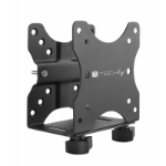 Techly 102796 CPU holder Desk stand CPU holder Black