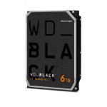 Western Digital Black internal hard drive 6 TB 7200 RPM 3.5" Serial ATA