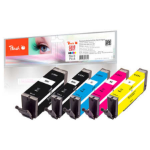 Peach 320123 ink cartridge Black, Cyan, Magenta, Photo black, Yellow