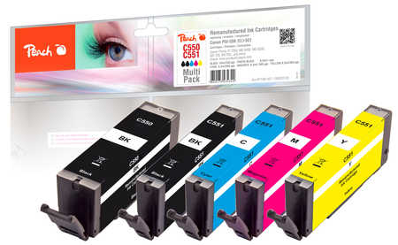 Image of Peach 320123 ink cartridge Black, Cyan, Magenta, Photo black, Yellow