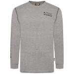 JCB Workwear Banner L/S Grey T-Shirt L