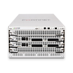 Fortinet 6U 4-slot chassis with 2x FPM-7620E Processor Modules, 2x FIM-79xxE-C specified at purchase, 1x Manager Module and 3x hot swappable redundant DC PSU