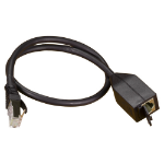 Cablenet 0.15m MPTL Cat6a Black S/FTP LSOH 26AWG Cable Adaptor