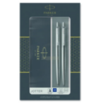 Parker Set Jotter Ballpoint Pen + Pencil steel CT