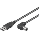 Microconnect 2m USB2.0 A-B USB cable USB A USB B Black