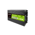 Green Cell Przetwornica napicia PowerInverter LCD 24 V 3000W/60000W Przetwornica samochodowa z wywietlaczem - czysty sinus power adapter/inverter Auto Black