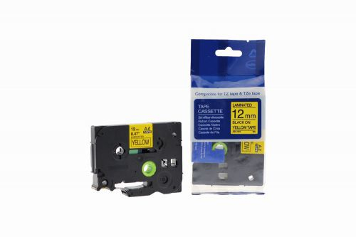 CTS Compatible Brother P Touch TZe-631 Black on Yellow also for TZ-631 Label Cassette