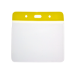 Digital ID Vinyl Yellow Top Visitor Card Holder 102 x 83 mm Landscape - Pack of 100