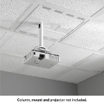 Chief 2' x 2' Above Suspended Ceiling Storage Box with Column Drop