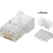 Microconnect KON503-50 kabel-connector RJ45 Transparant