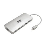 Tripp Lite U442-DOCK11-S laptop dock & poortreplicator USB 3.2 Gen 2 (3.1 Gen 2) Type-C Zilver