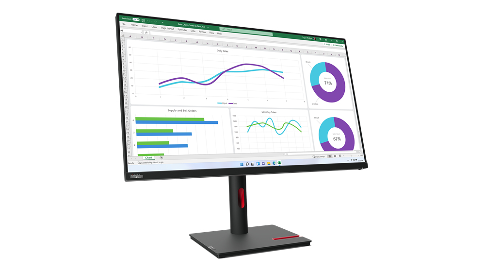 Lenovo ThinkVision T32p-30 LED display 80 cm (31.5") 3840 x 2160...