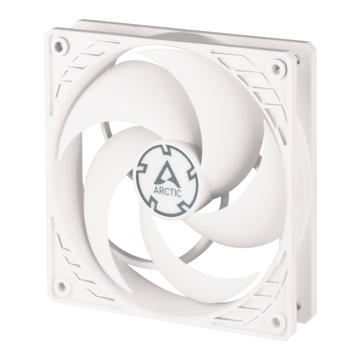 Image of ARCTIC P12 PWM PST (White/White) Pressure-optimised 120 mm Fan...