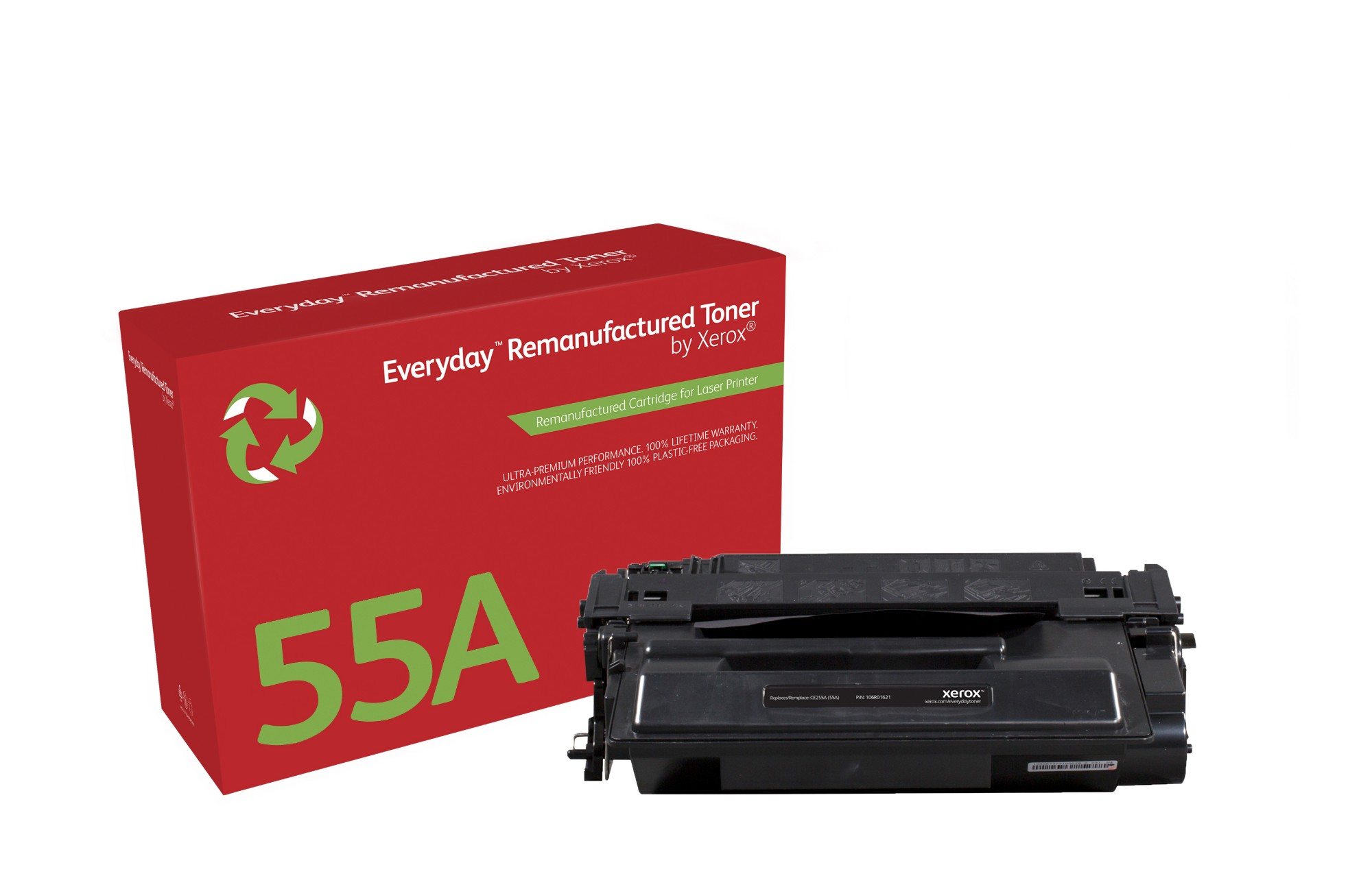 Xerox 106R01621 Toner cartridge black, 6K pages/5% (replaces HP 55A/CE255A) for HP LaserJet P 3015