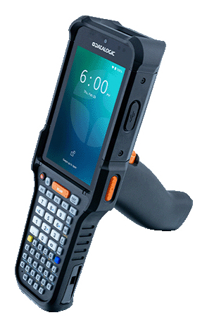 Falcon X60 Pistol Grip, Wi- Fi6E, 4.3_ display GG7, 8GB RAM/128GB  Flash, 41-Key Functional Numeric, Contactless, XLR 2D Imager w/Green Spot, Camera (13MP), Front Camera (8MP), Android 15. Includes: GMS, battery 7000 mAh, lanyard, keyboard overlays. thumbnail