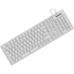 KeySonic KSK-8030IN keyboard USB QWERTZ German White