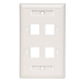 Tripp Lite N042-001-04-WH wall plate/switch cover White