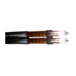 Securi-Flex SFX/63-TWIN-PREM-PVC-BLK-1 coaxial cable 1 m No Black