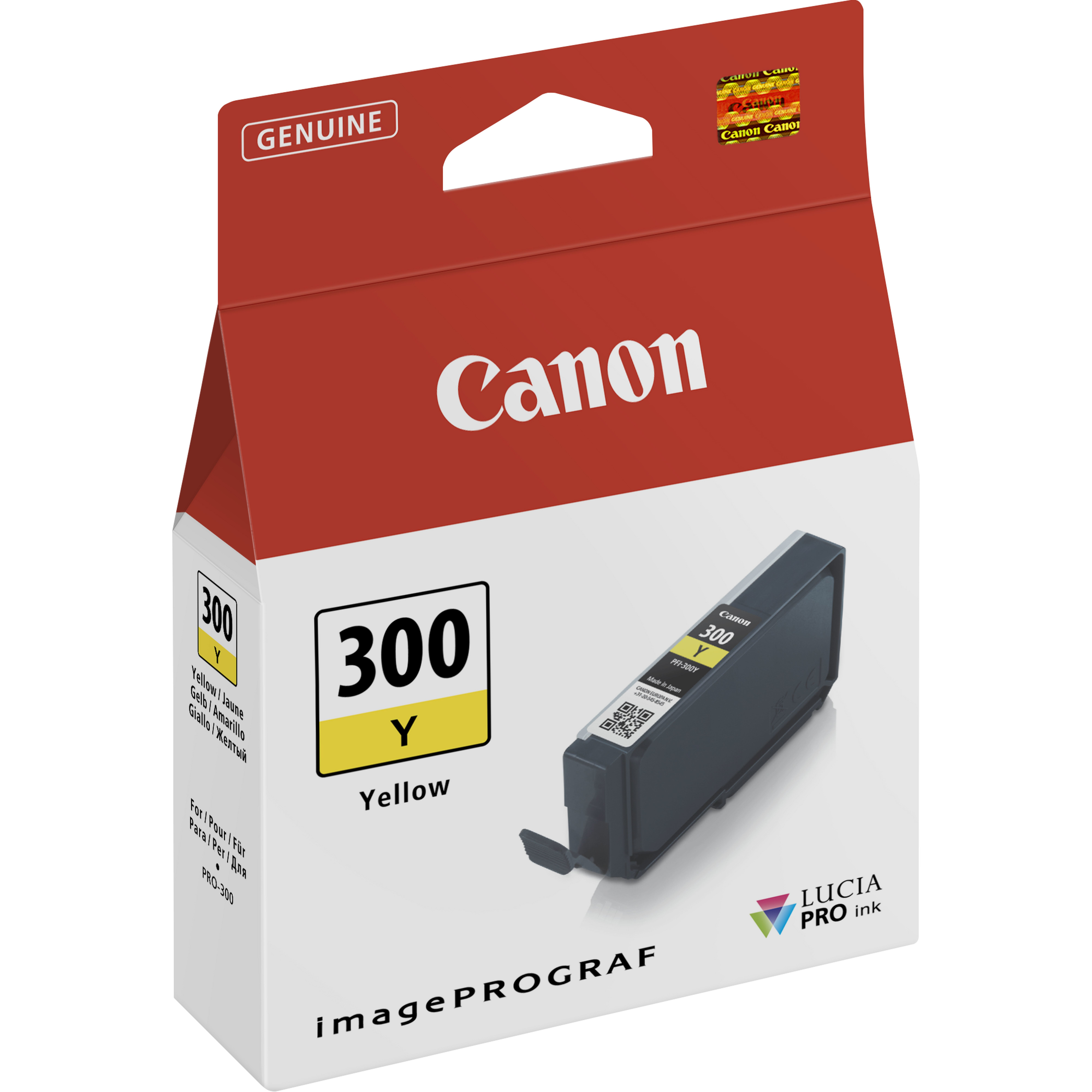 Image of Canon 4196C001/PFI-300Y Ink cartridge yellow 14,4ml for Canon IPF...
