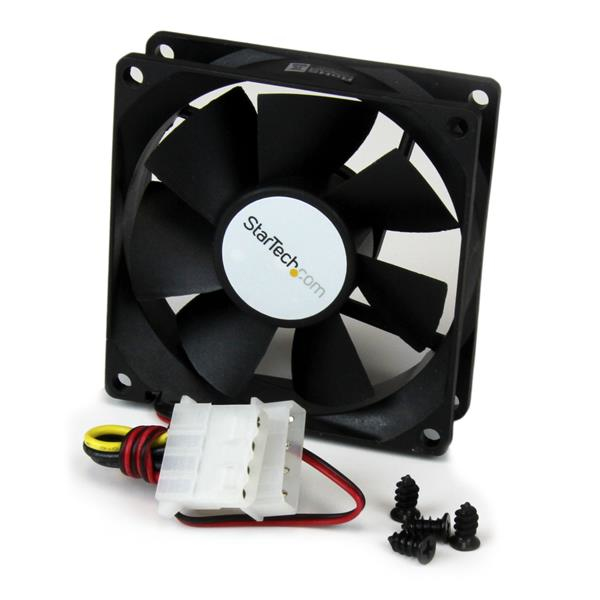 StarTech.com 80x25mm Dual Ball Bearing Computer Case Fan w/ LP4 Connector