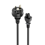 ALOGIC 2m AUS 3 Pin Plug to IEC C5 Power Cable _ In PPE Bag