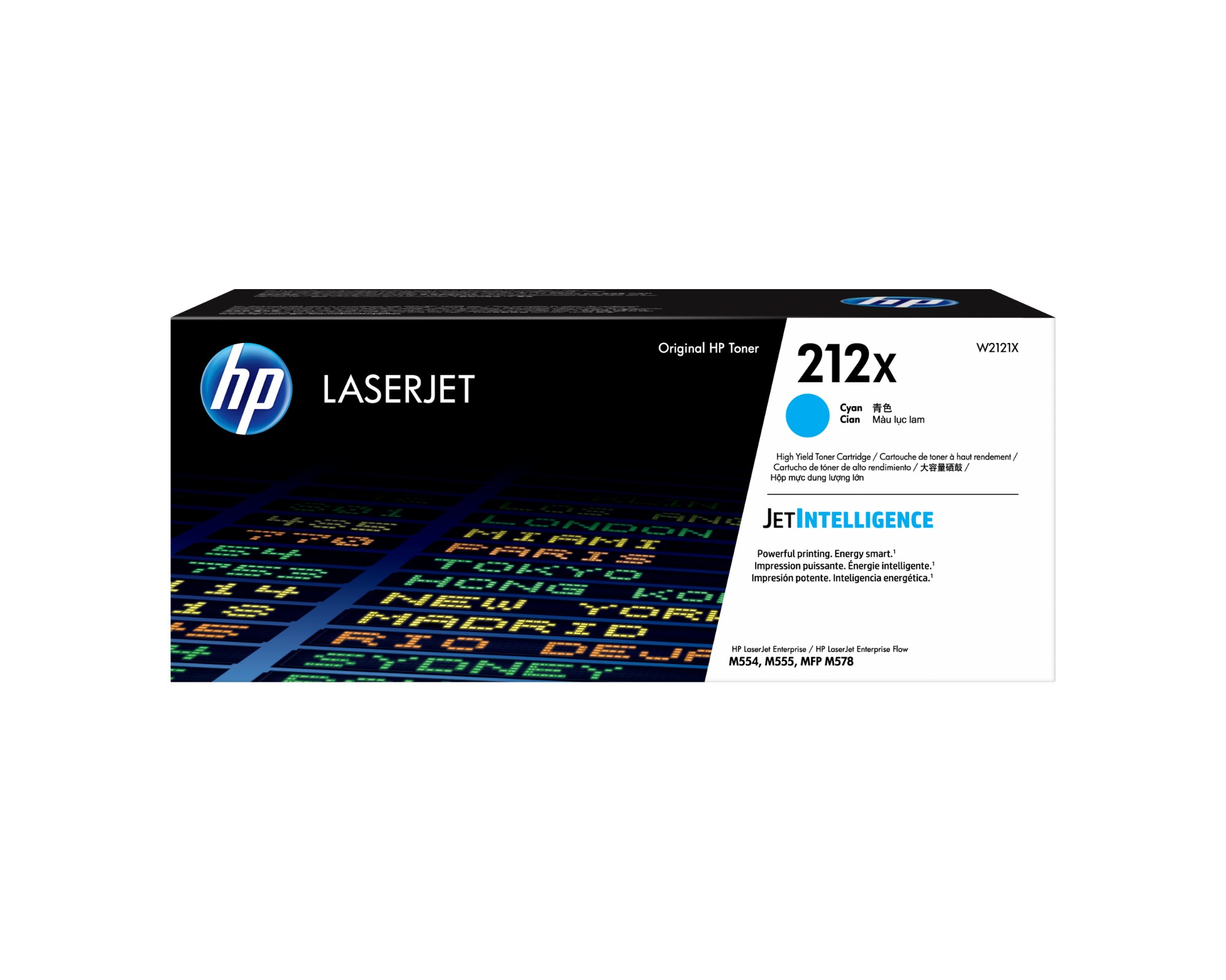 HP W2121X/212X Toner cartridge cyan, 10K pages ISO/IEC 19752 for HP CLJ M 554