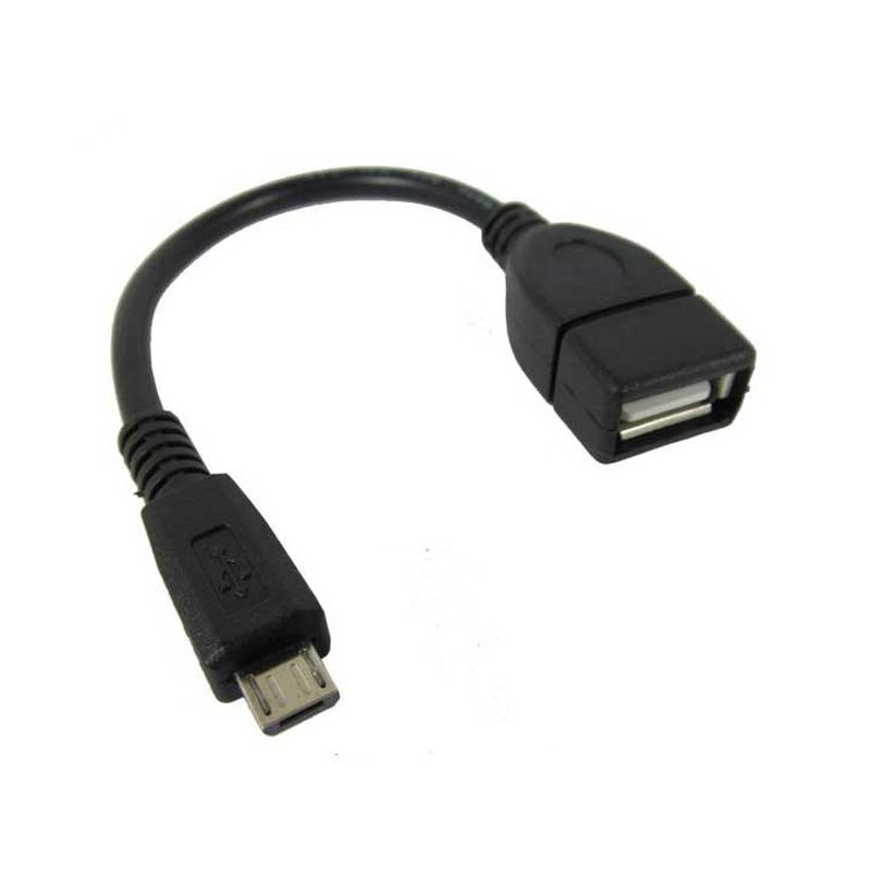 FDL 0.1M USB A FEMALE TO MICRO USB B MALE ANDROID OTG ADAPTOR