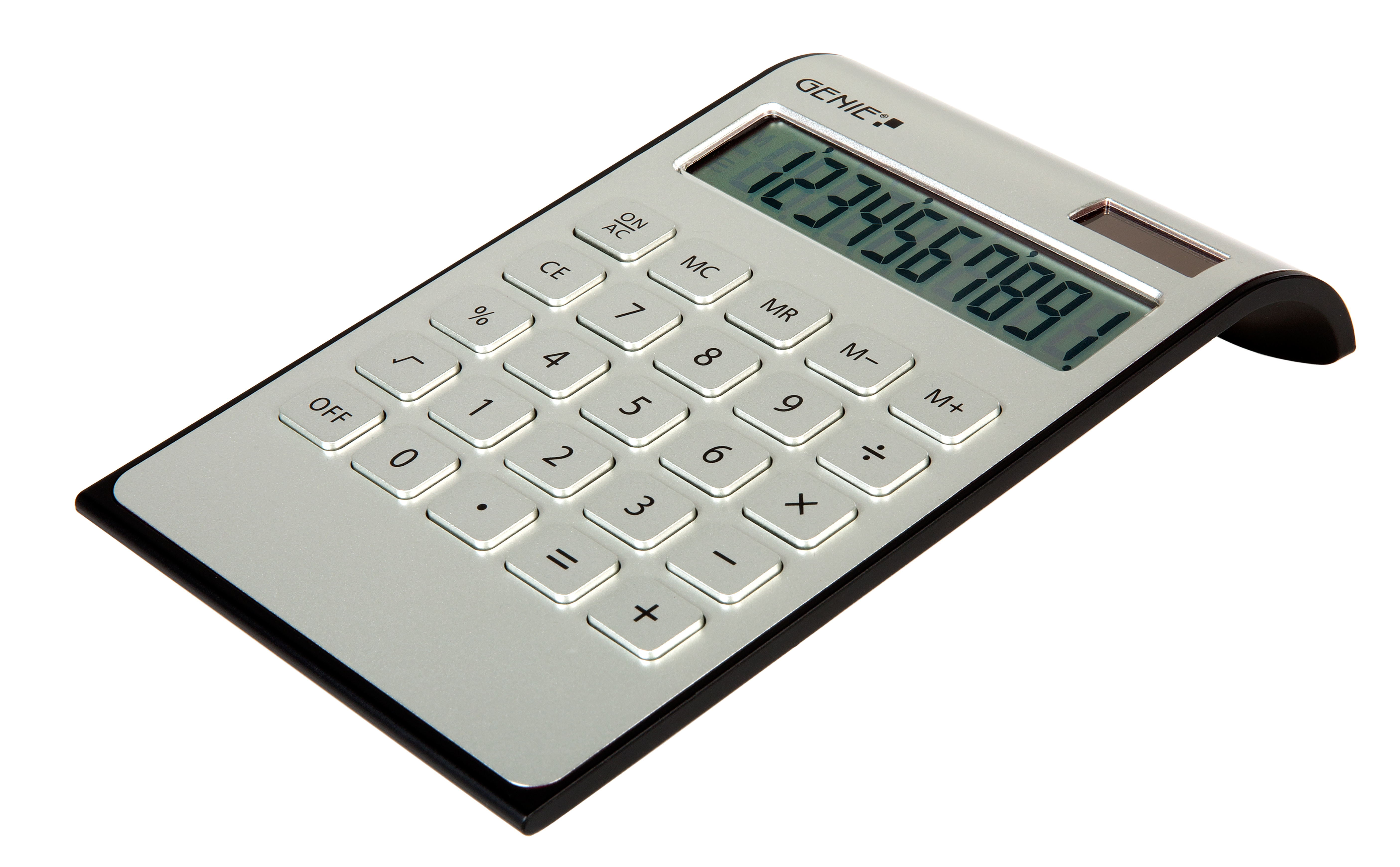 Image of Genie DD400 calculator Desktop Basic Black, Silver