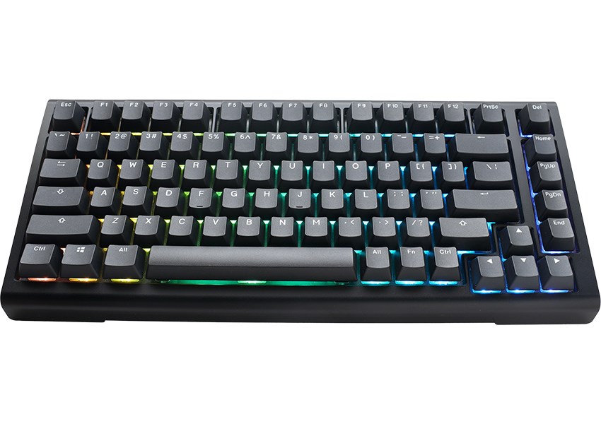 DUC ky Tinker 75 Gaming Keyboard, RGB, black - MX-Blue (ANSI)