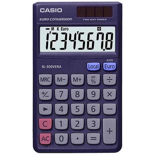 Image of Casio SL-300VERA calculator Pocket Display Violet