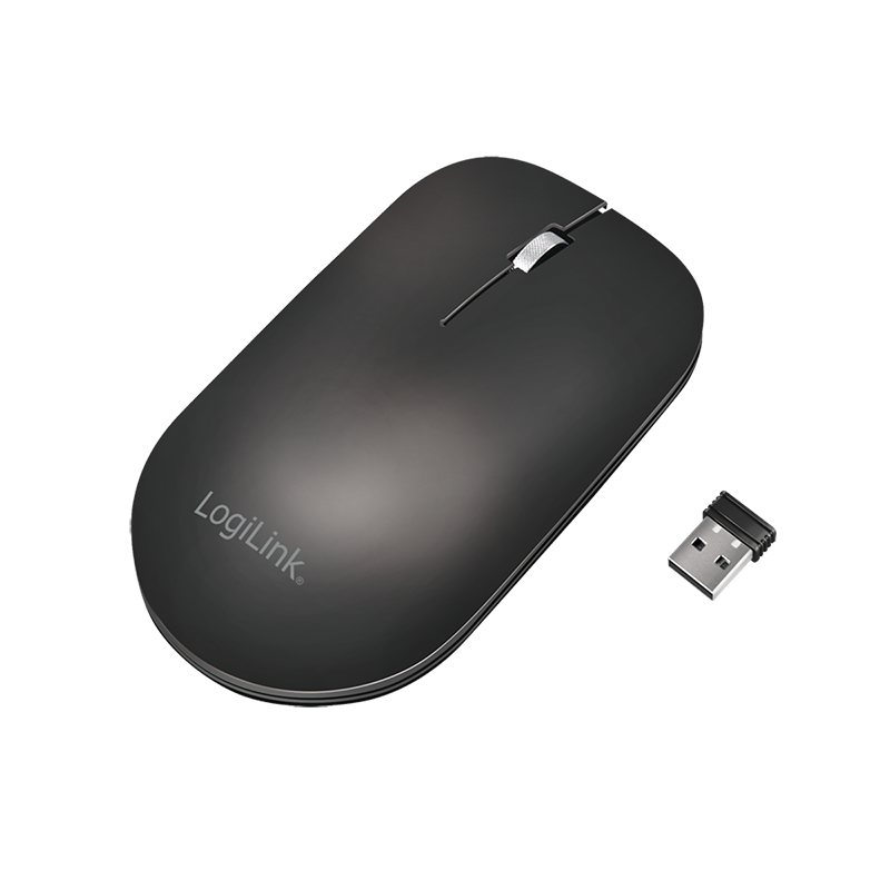 Image of LogiLink Mouse, Wireless 2.4G, 3-button, black