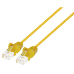 Intellinet IEC-C6-YLW-10-SLIM networking cable Yellow 118.1" (3 m) Cat6 U/UTP (UTP)