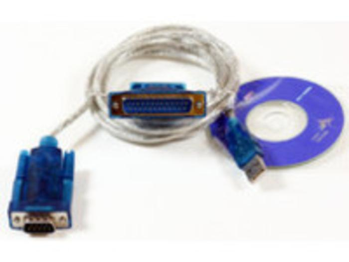 Image of Microconnect USBADB25 serial cable Transparent 1.8 m USB DB9