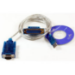 Microconnect USBADB25 serial cable Transparent 1.8 m USB DB9