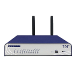 TDT NG2000-DW draadloze router 2.5 Gigabit Ethernet Dual-band (2.4 GHz / 5 GHz) Grijs, Blauw