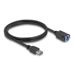 DeLOCK 80485 USB-kabel USB 3.2 Gen 1 (3.1 Gen 1) 1 m USB A USB B Zwart