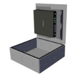 Biamp 909.0005.900 speaker box Center speaker Grey