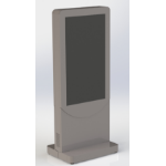Peerless KIPC2555-WHL-S-EUK signage display mount 139.7 cm (55") Silver