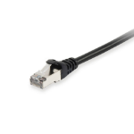 Equip Cat.6 S/FTP Patch Cable, 0.25m, Black, 100pcs/set