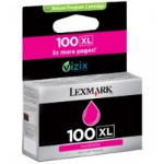Lexmark 14N1070B/100XL Ink cartridge magenta high-capacity return program Blister Acustic Magnetic, 600 pages for Lexmark Prestige Pro/Prospect Pro